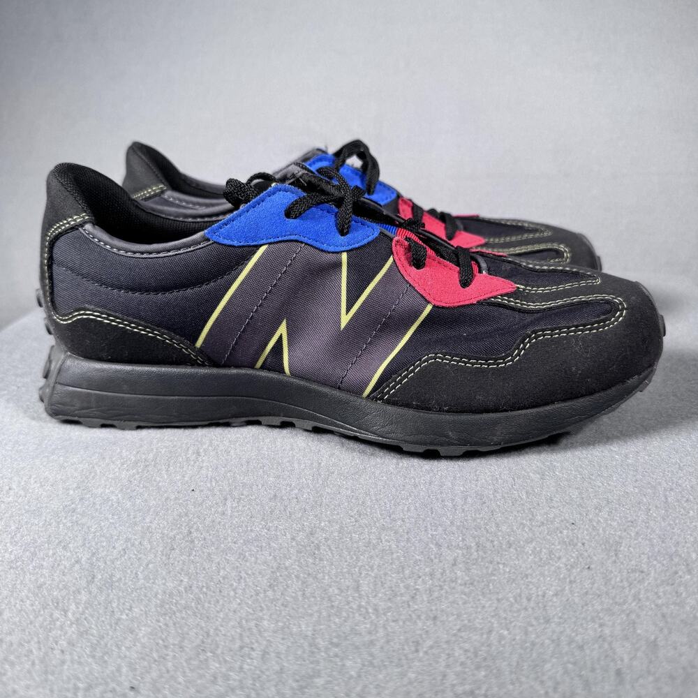 New Balance 327 Shoes Youth Size 6.5 Black Red Blue Comme des Garcons GS327BC1